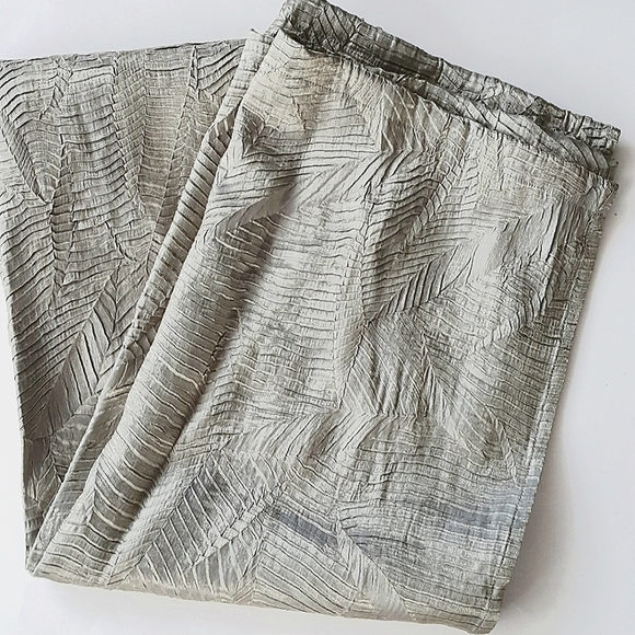 Curtains Shimmer Chameleon 2 Panels Table Runner Sage Green 70" x 24" Hand Made - Picture 7 of 7